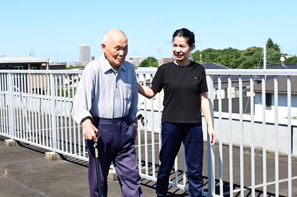 家族と分かち合う訪問介護